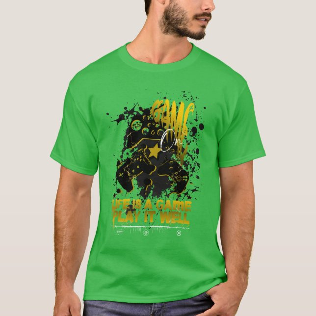 Camiseta Jogo de mentira é um jogo que joga bem, garota (Frente)