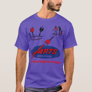 Camiseta Jogo de Mísseis de Jarts de Gramado dos Anos 60 Ex