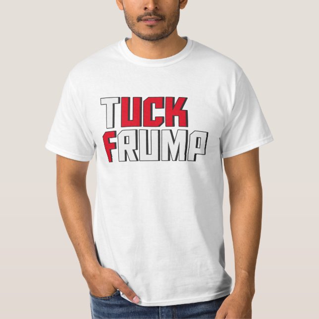 Camiseta Jogo de palavras engraçado de Donald Trump do (Frente)