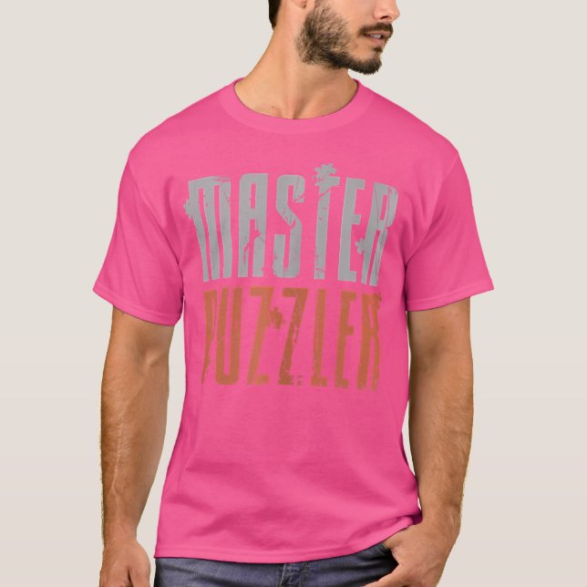 Camiseta Jogo de Peça Quebra-cabeça de Arte do Master Puzzl (Frente)