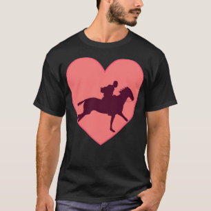 Camiseta Jogo de rádio para amigos do amor de cavalo