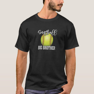 Camiseta Jogo de Softbol Família Softbol Vintage Irmão Mais