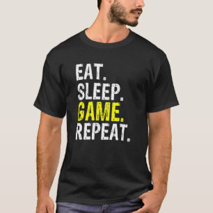 Camiseta Jogo De Sono legal Repete Jogos E Memória De Jogad