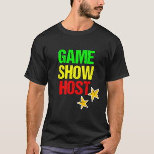 Camiseta Jogo de Tabuleiro Apresentador de Programa de TV