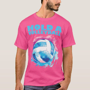 Camiseta Jogo de Treinamento de Jogador de Voleibol