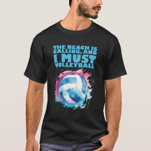 Camiseta Jogo de Treinamento de Jogador de Voleibol