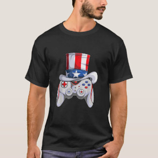 Camiseta Jogo De Vídeo American Flag Tio Sa