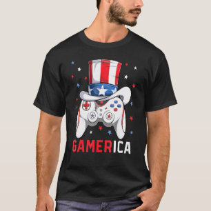 Camiseta Jogo de vídeo American Flag Tio Sa