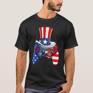 Camiseta Jogo de vídeo American Flag Tio Sa