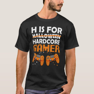 Camiseta Jogo de Vídeo de Fantasia de Halloween Preguiçoso 