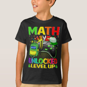 Camiseta Jogo De Vídeo De Nível Superior De Matemática D