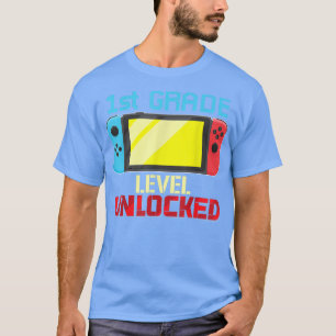 Camiseta Jogo de Vídeo Desbloqueado de Nível 1rua de volta