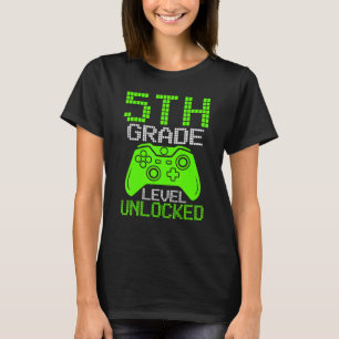 Camiseta Jogo De Vídeo Desbloqueado De Nível 5