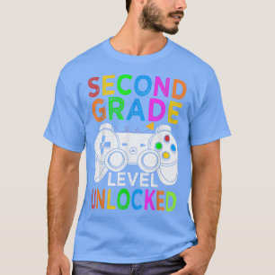Camiseta Jogo de Vídeo Desbloqueado de Segundo Nível de Vol