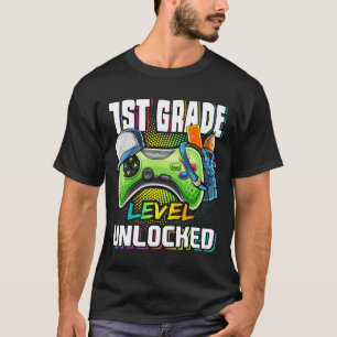 Camiseta Jogo De Vídeo Desbloqueado No Nível De 1rua De Vol