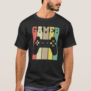 Camiseta Jogo de Vídeo do Controlador do Player do Console 