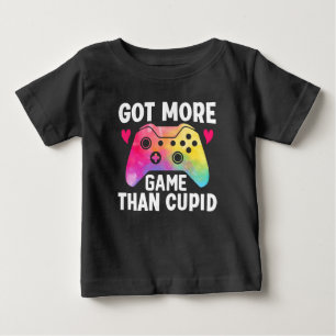 Camiseta Jogo de Vídeo Got More Game Than Cupid Valentine