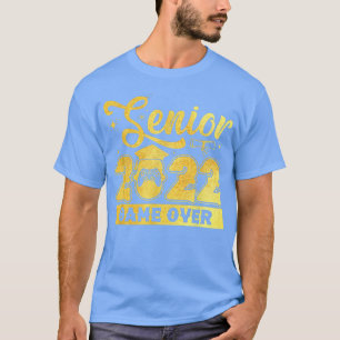 Camiseta Jogo de vídeo Mais velho 2022 sobre jogador escola