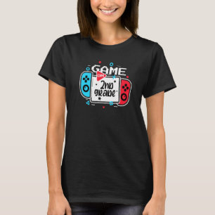 Camiseta Jogo De Vídeo Na Equipe De Crianças Legal No Nível