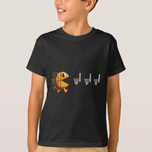 Camiseta Jogo de Vídeo Paródia de Baldes Comendo Esqueleto 
