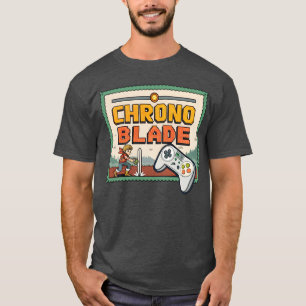 Camiseta Jogo de Vídeo Retro Chrono Blade
