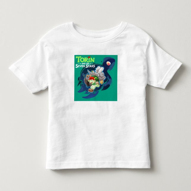 Camiseta Jogo de Vídeo Torin e as Sete Estrelas (Frente)