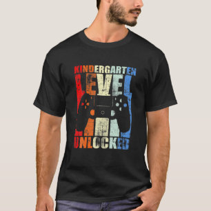 Camiseta Jogo de Vídeo Vintage de Nível do Jardim do Infant