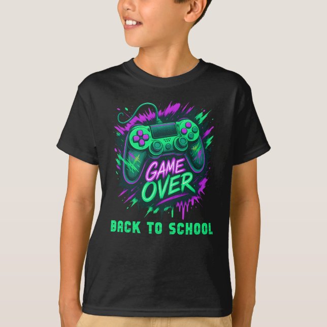 Camiseta Jogo de volta à escola (Frente)