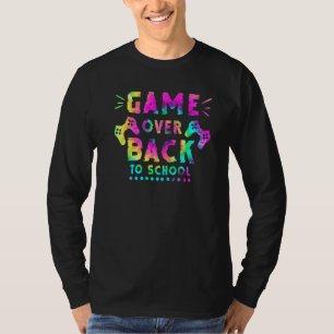 Camiseta Jogo De Volta À Escola Tie Dye Gamer Boys Crianças