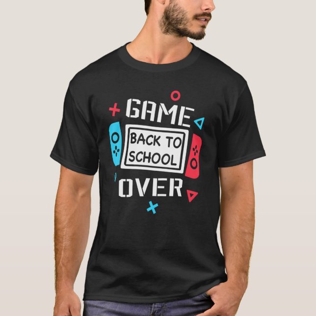 Camiseta Jogo De Volta Para A Criança Controladora De Vídeo (Frente)