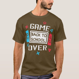 Camiseta Jogo De Volta Para A Criança Controladora De Vídeo