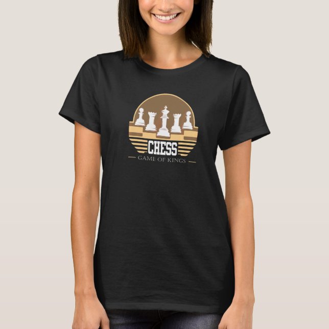 Camiseta Jogo de Xadrez dos Reis e Damas (Frente)