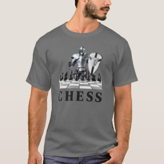 Camiseta Jogo de Xadrez, Estratégico, Pensando à Frente, Xe