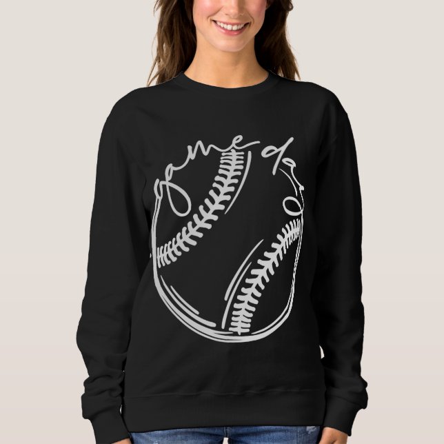 Camiseta Jogo Dia de Baseball Vida Softball com Bleball (Frente)