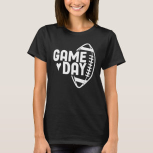 Camiseta Jogo Dia de Futebol Homens Mulheres Equipe Esporte