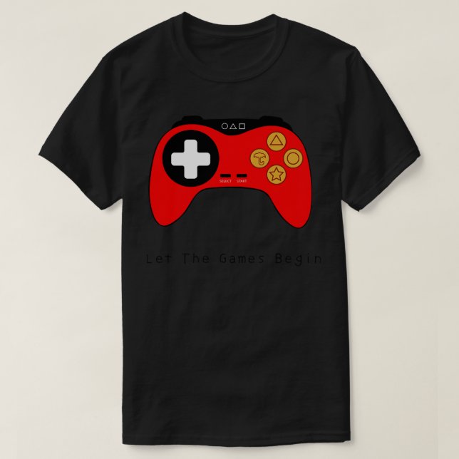 Camiseta Jogo Divertido Da Controladora De Lulas (Frente do Design)