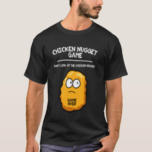 Camiseta Jogo Divertido de Nuggets de Frango