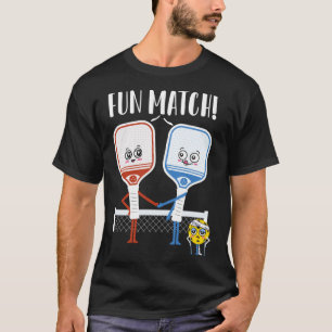 Camiseta Jogo Divertido Pickleball Paddles Pickleball Women