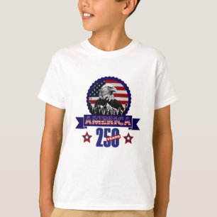Camiseta Jogo do 250º Aniversário da Águia Americana Patrió
