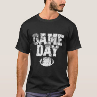 Camiseta Jogo do Dia de Futebol Vintage em confronto com as