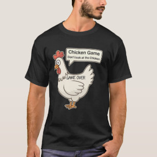 Camiseta Jogo do Frango Não Olhe para o Frango Piada Engraç