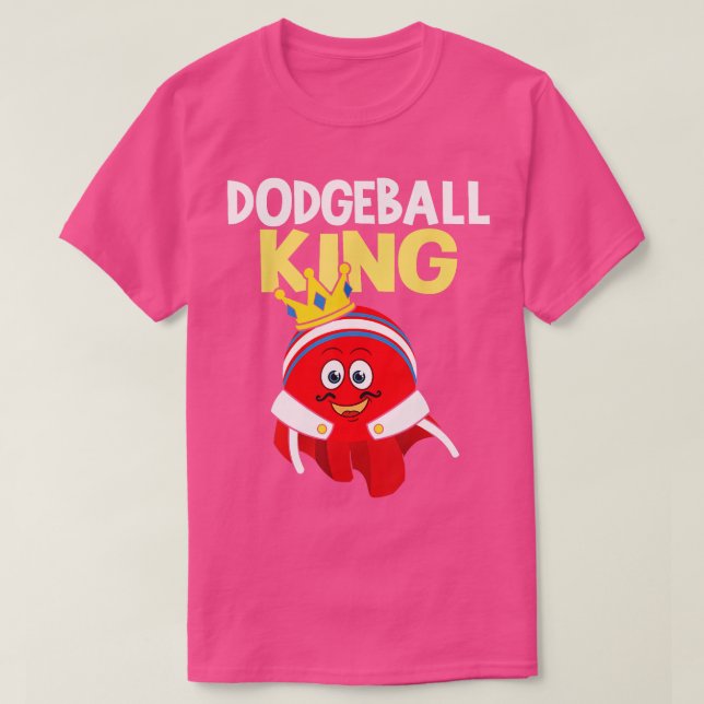 Camiseta Jogo do Jogador Dodgeball do Rei Dodgeball Dodgeba (Frente do Design)