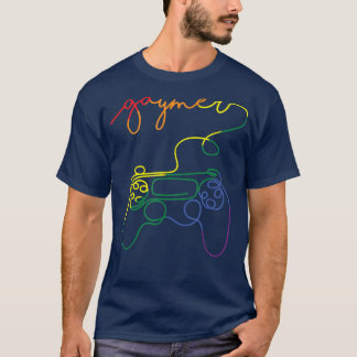Camiseta Jogo do Orgulho LGBT GAYMER lança homens mulheres 