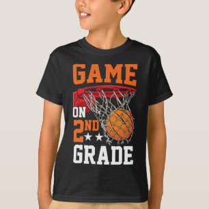 Camiseta Jogo do Segundo Ano Basquetebol de Volta à Escola