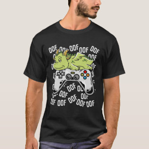 Camiseta Jogo Dragão Noob Oof Kids Meninas
