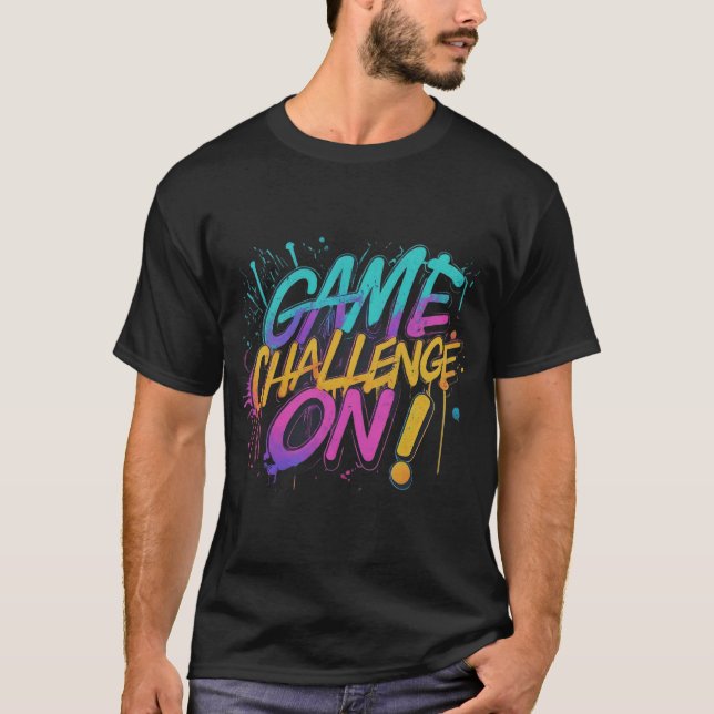 Camiseta Jogo Em Curso, Desafio Em (Frente)
