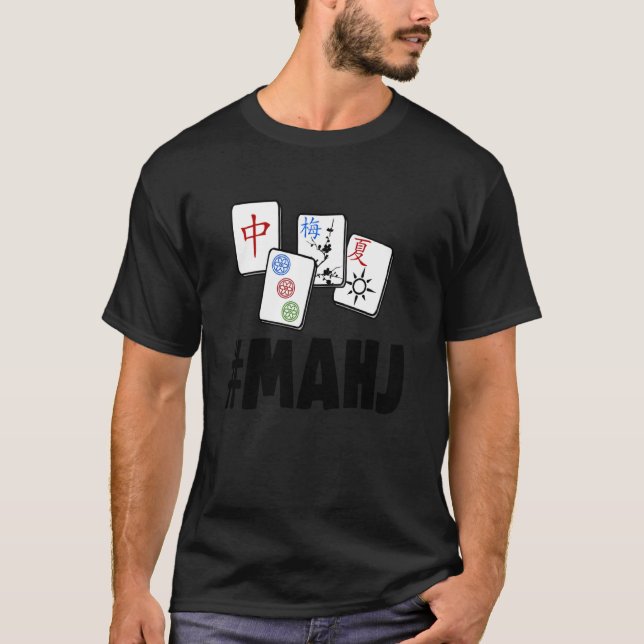 Camiseta Jogo Encantado das Mulheres Tee Mahjong (Frente)
