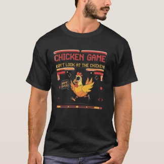 Camiseta Jogo Engraçado de Frango Não Olhe para o Jogo do F