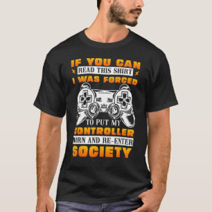 Camiseta Jogo Engraçado Jogo Sarcástico Gamer Costume Dizen