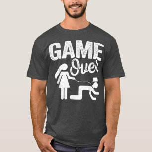 Camiseta Jogo Engraçado Sobre Casamento De Noiva Bonita Cas